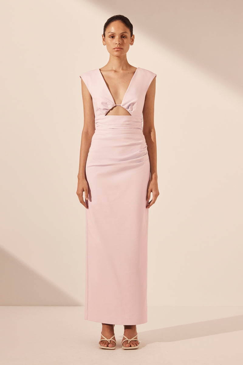Lani Plunged Cut Out Maxi Dress