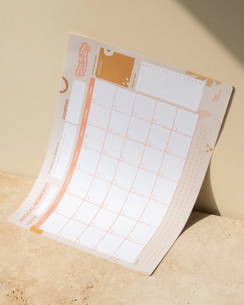 Magical Moments Monthly Planner Desk Pad