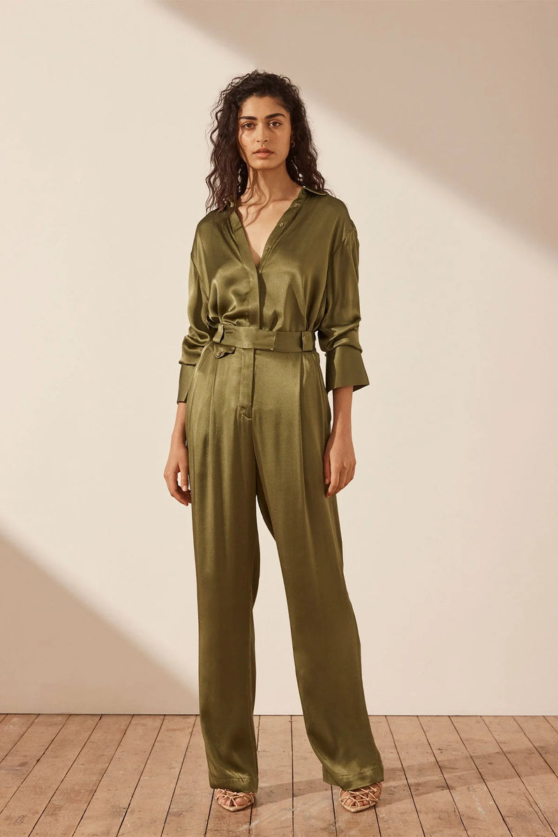 Arienzo High Waisted Tailored Pant