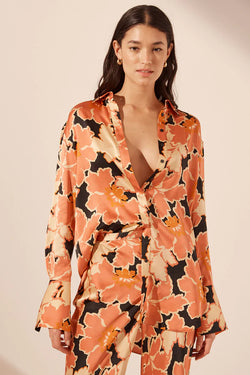 Rosa Silk Relaxed Shirt