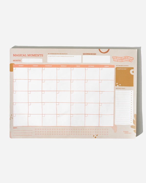 Magical Moments Monthly Planner Desk Pad