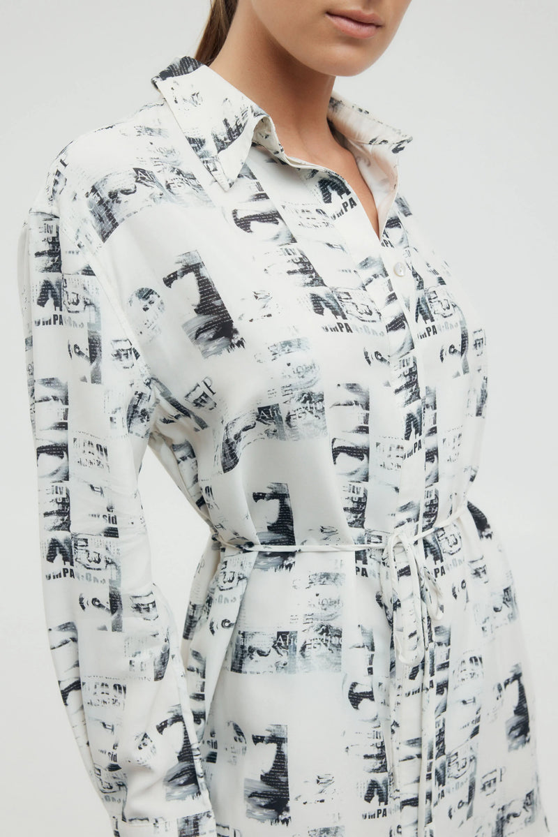 Lip Service Oversized Shirt Dress
