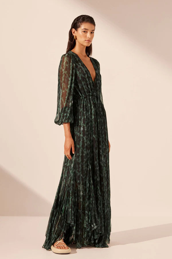 Remi Lace Front Maxi Dress