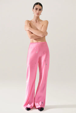 BIAS CUT PANTS HOGS WASH