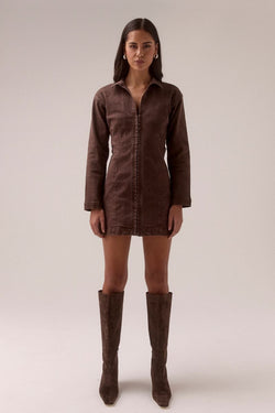 ZYRA DRESS RAISIN