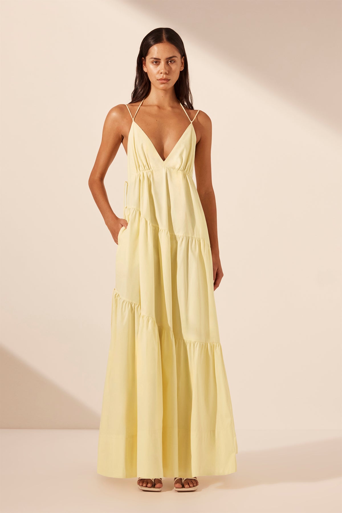 Maiori Tiered Maxi Dress – Issue.1 Boutique