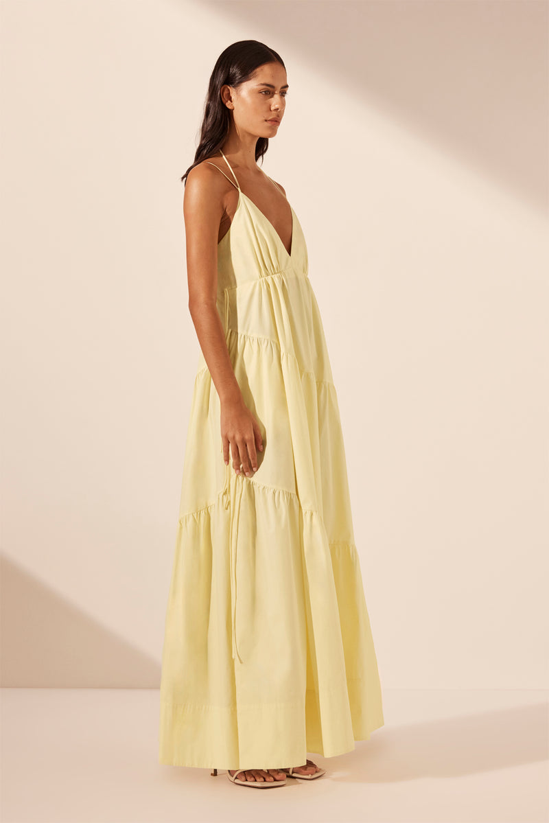 Maiori Tiered Maxi Dress