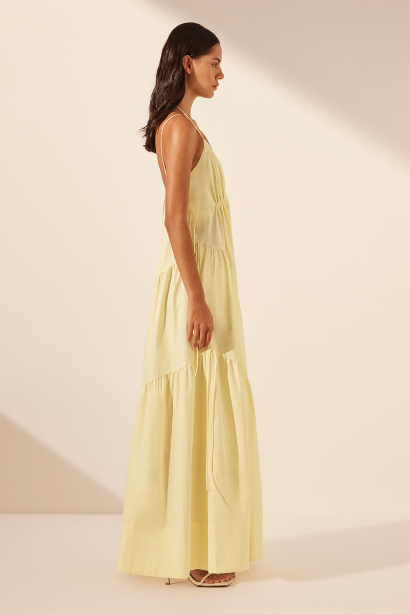 Maiori Tiered Maxi Dress
