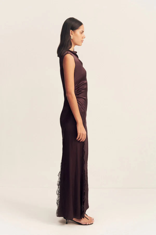 ALLEGRA LACE PANELLED MAXI DRESS  Issue.1 Boutique