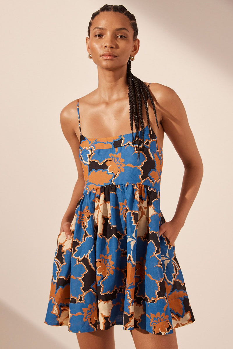 Karla Open Back Mini Dress