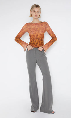 FLEUR DE LIS LONG SLEEVE TOP