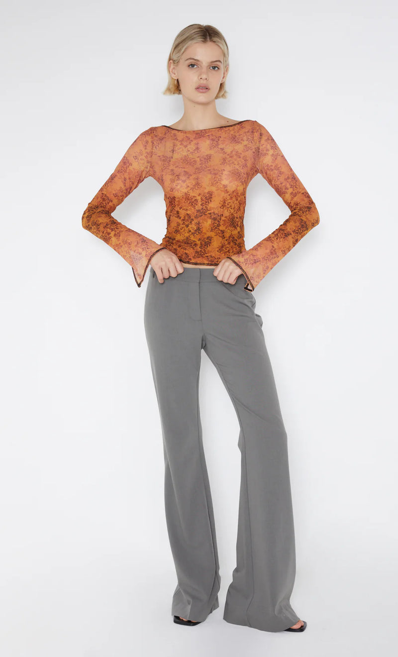 FLEUR DE LIS LONG SLEEVE TOP
