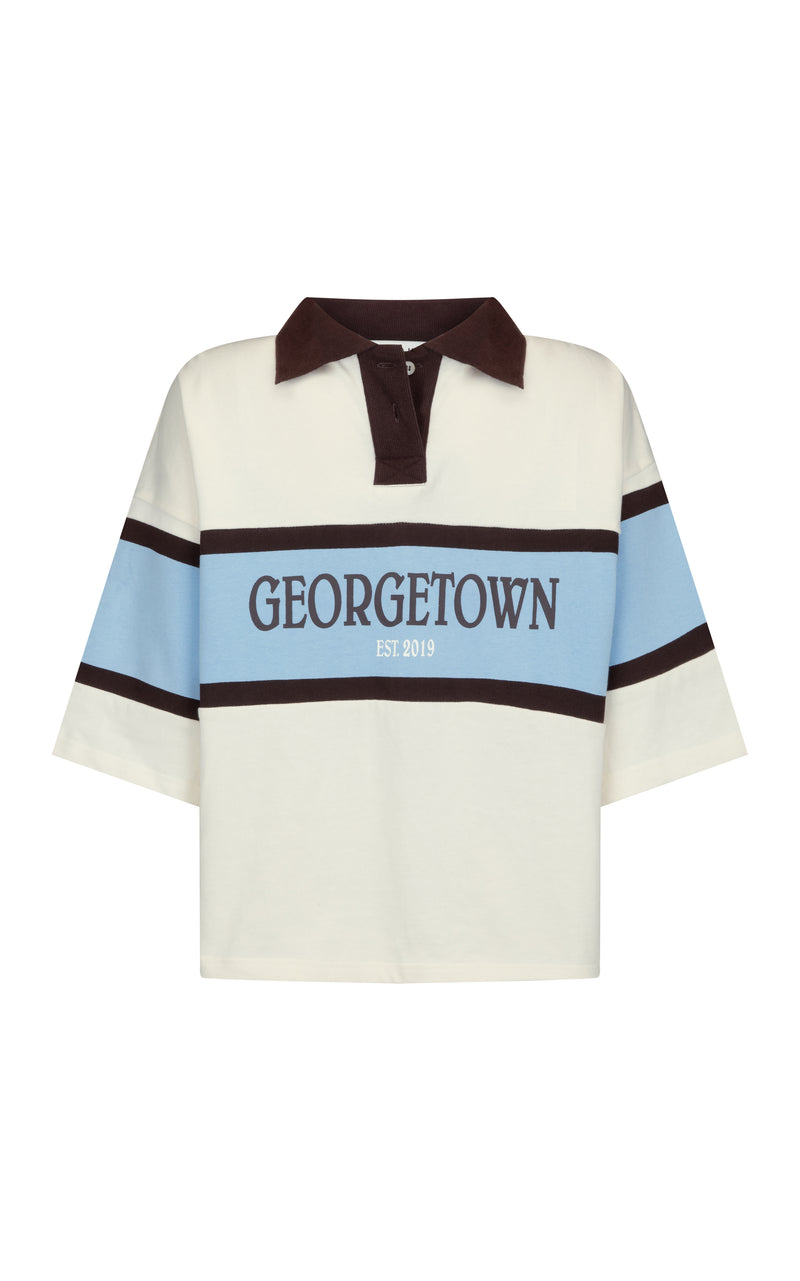 GT RUGBY SHORT SLEEVE POLO SHIRT COCONUT