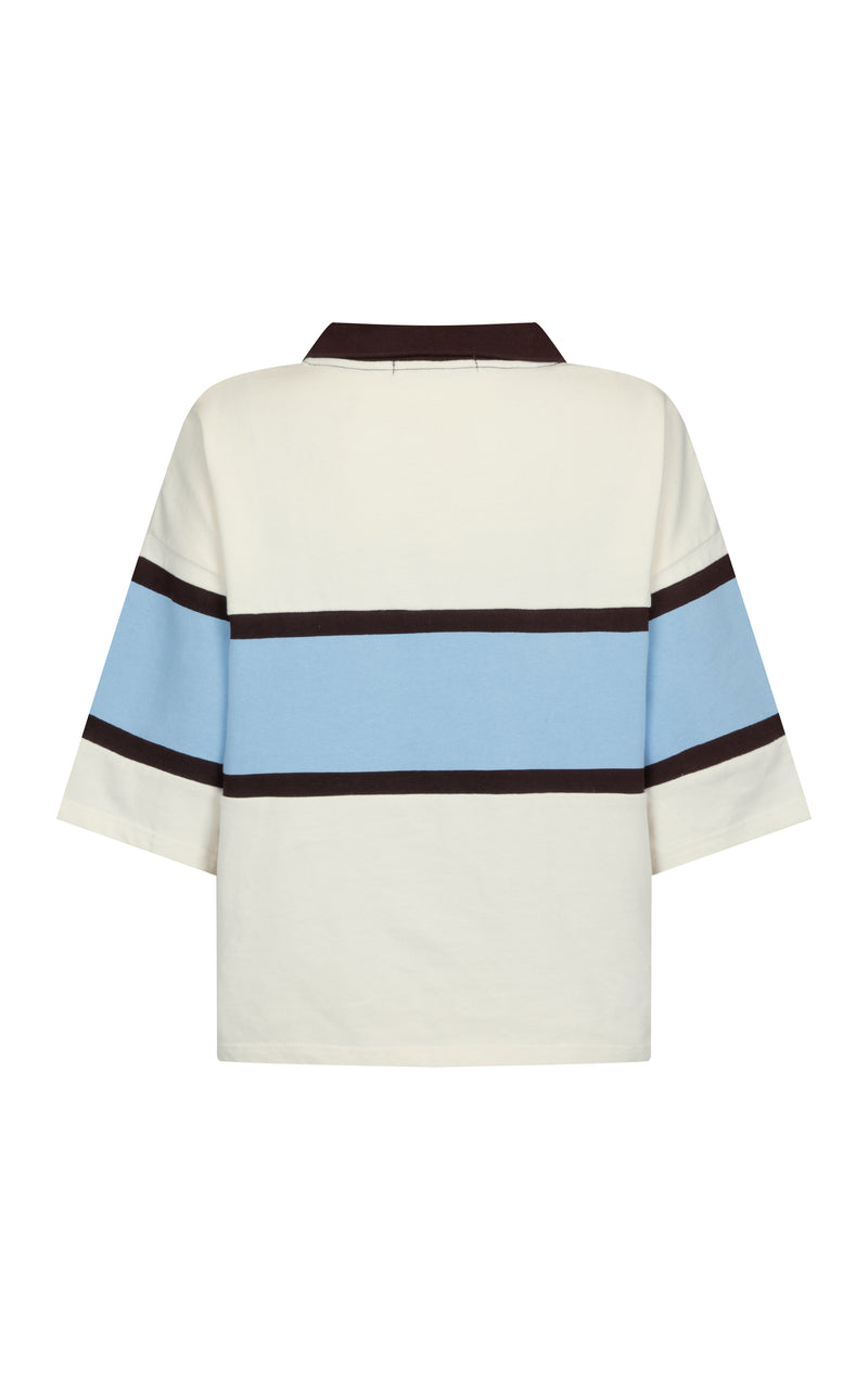GT RUGBY SHORT SLEEVE POLO SHIRT COCONUT