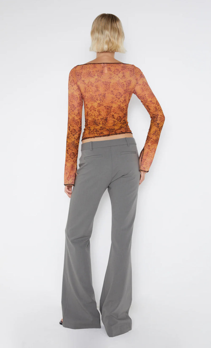 FLEUR DE LIS LONG SLEEVE TOP