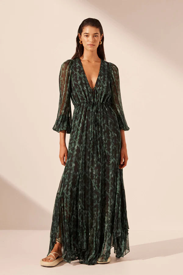 Remi Lace Front Maxi Dress