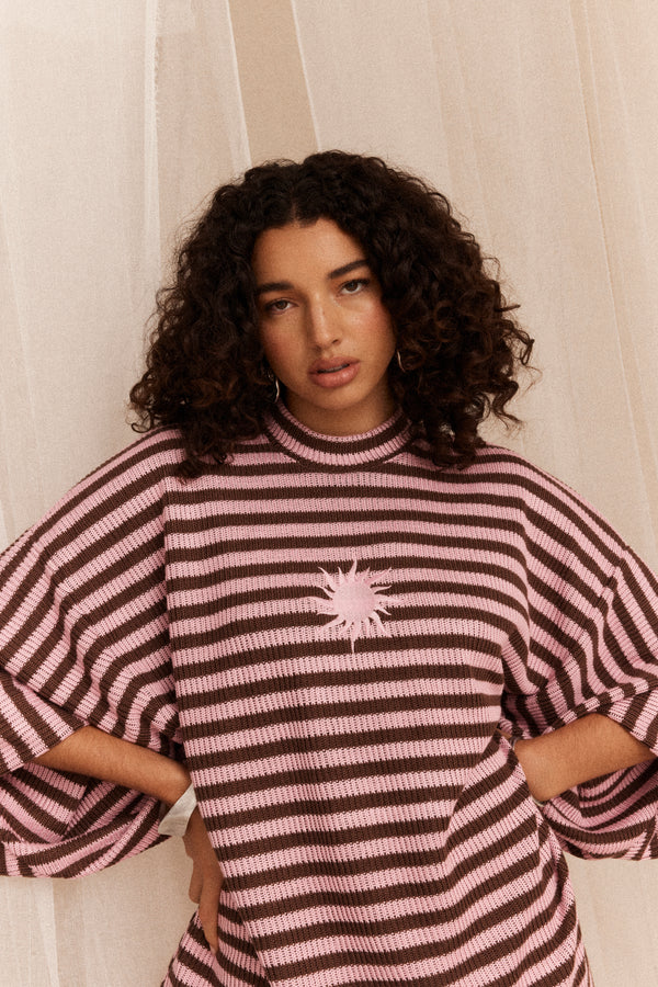 CANTO STRIPED KNIT JUMPER