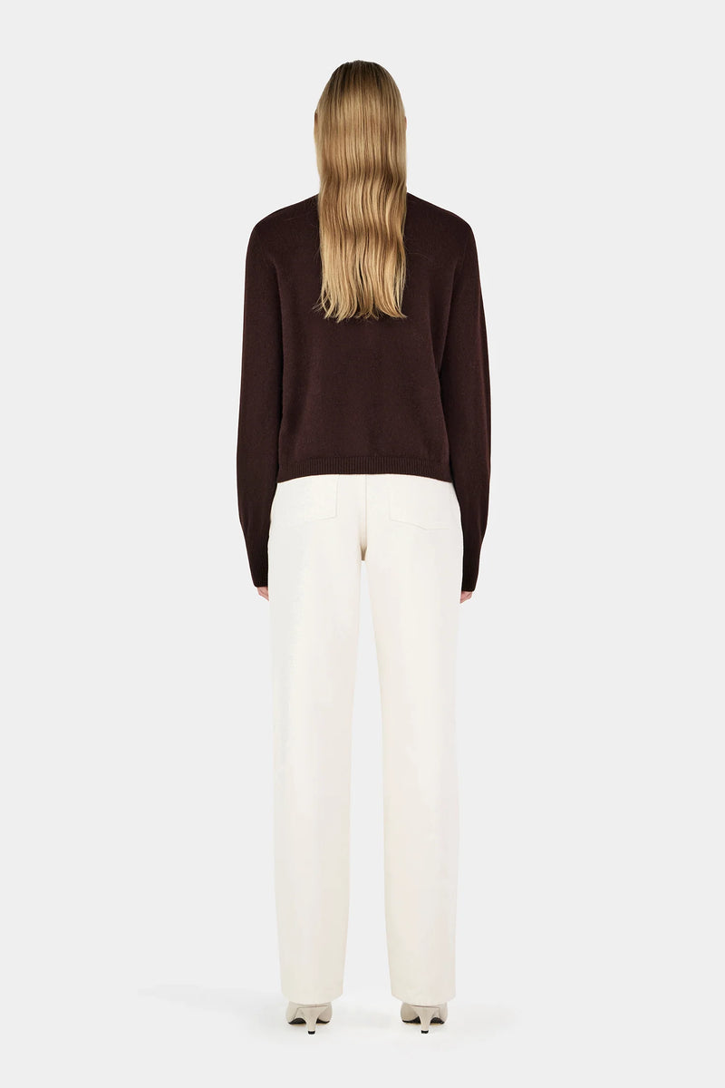 DOLLY CASHMERE CARDIGAN COGNAC