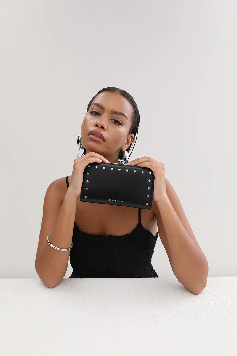 The Large Forever Love Studded Wallet