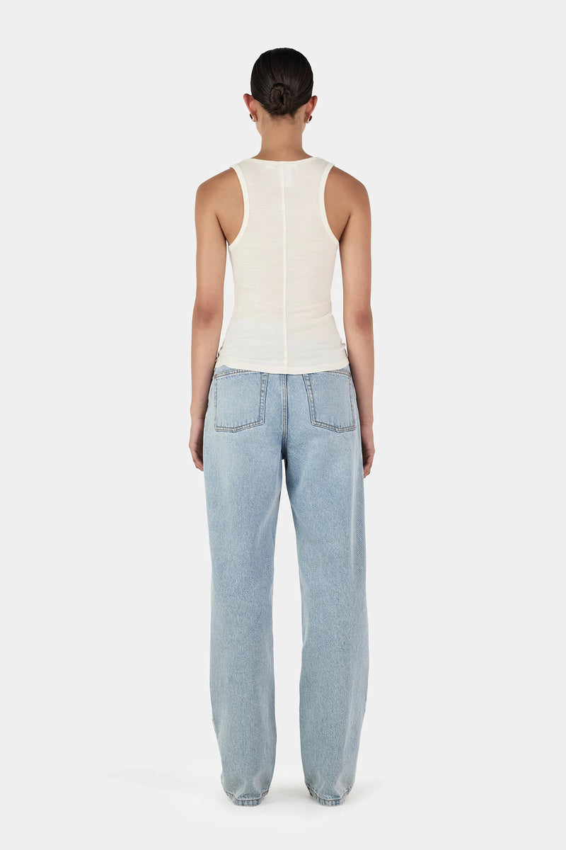 GALLOW WOOL TANK IVORY