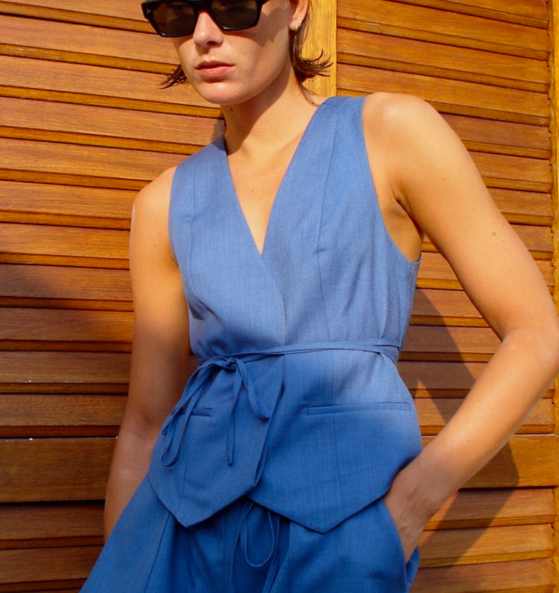 ASHER BELTED VEST