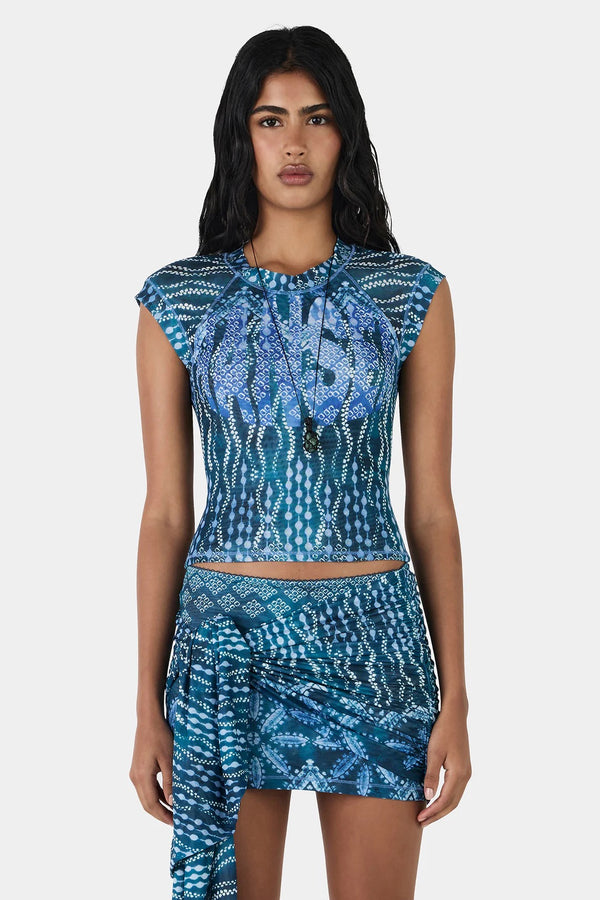 JOLIE BABY TEE AQUA DRIFT