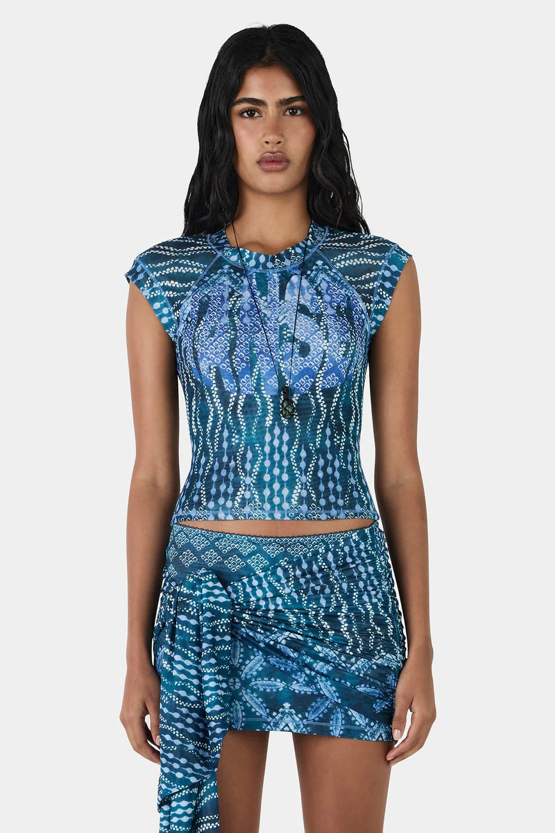 JOLIE BABY TEE AQUA DRIFT