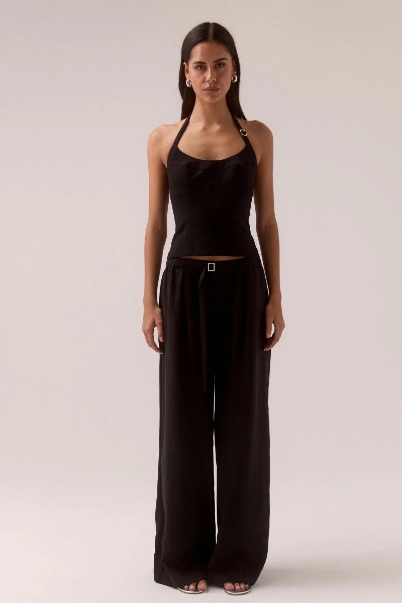 DEMI TOP BLACK