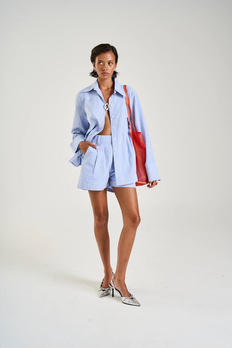 TAILORED SHORT SEA STRIPE