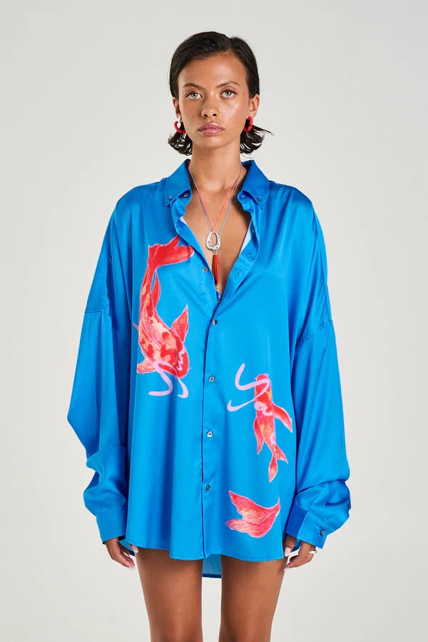 LS OS SHIRT KOI