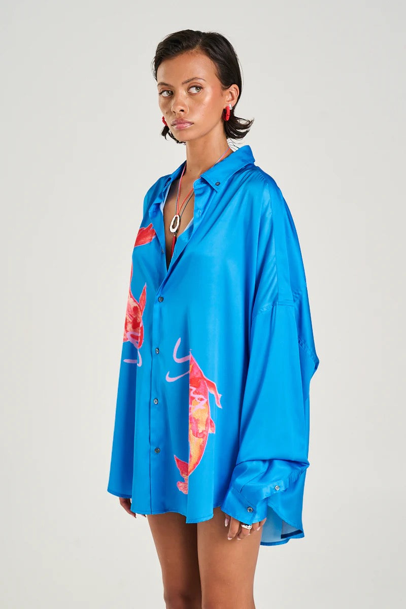 LS OS SHIRT KOI