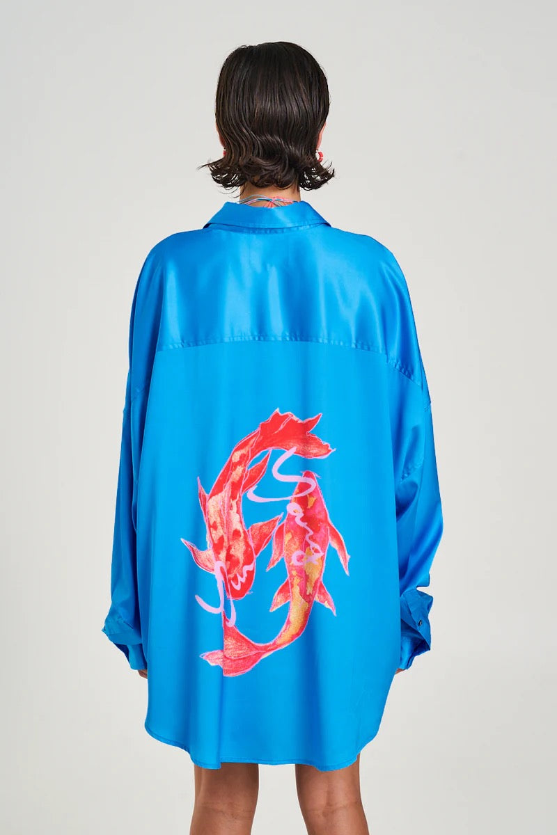 LS OS SHIRT KOI