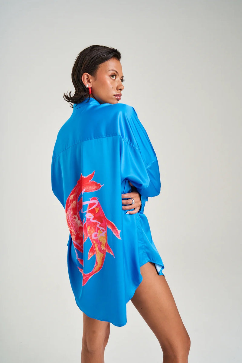 LS OS SHIRT KOI
