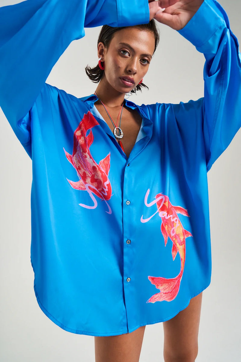 LS OS SHIRT KOI