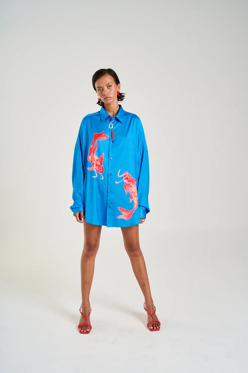 LS OS SHIRT KOI