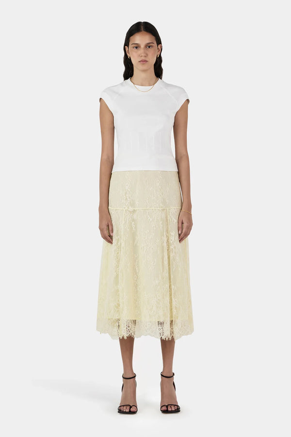 EMMANUEL LACE SKIRT BUTTER