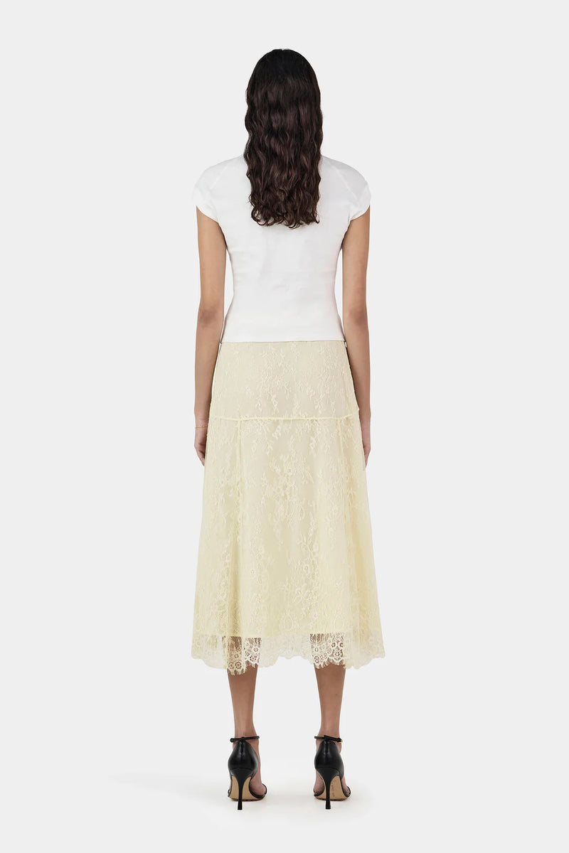 EMMANUEL LACE SKIRT BUTTER