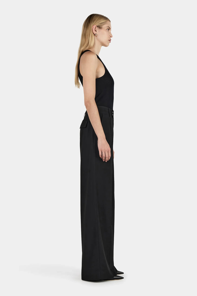 GALLOW WOOL TANK BLACK