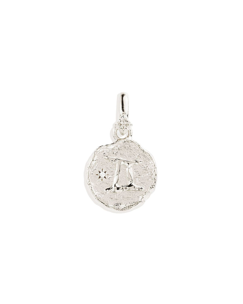 Cosmic Love Reversible Pendant - Gemini Silver