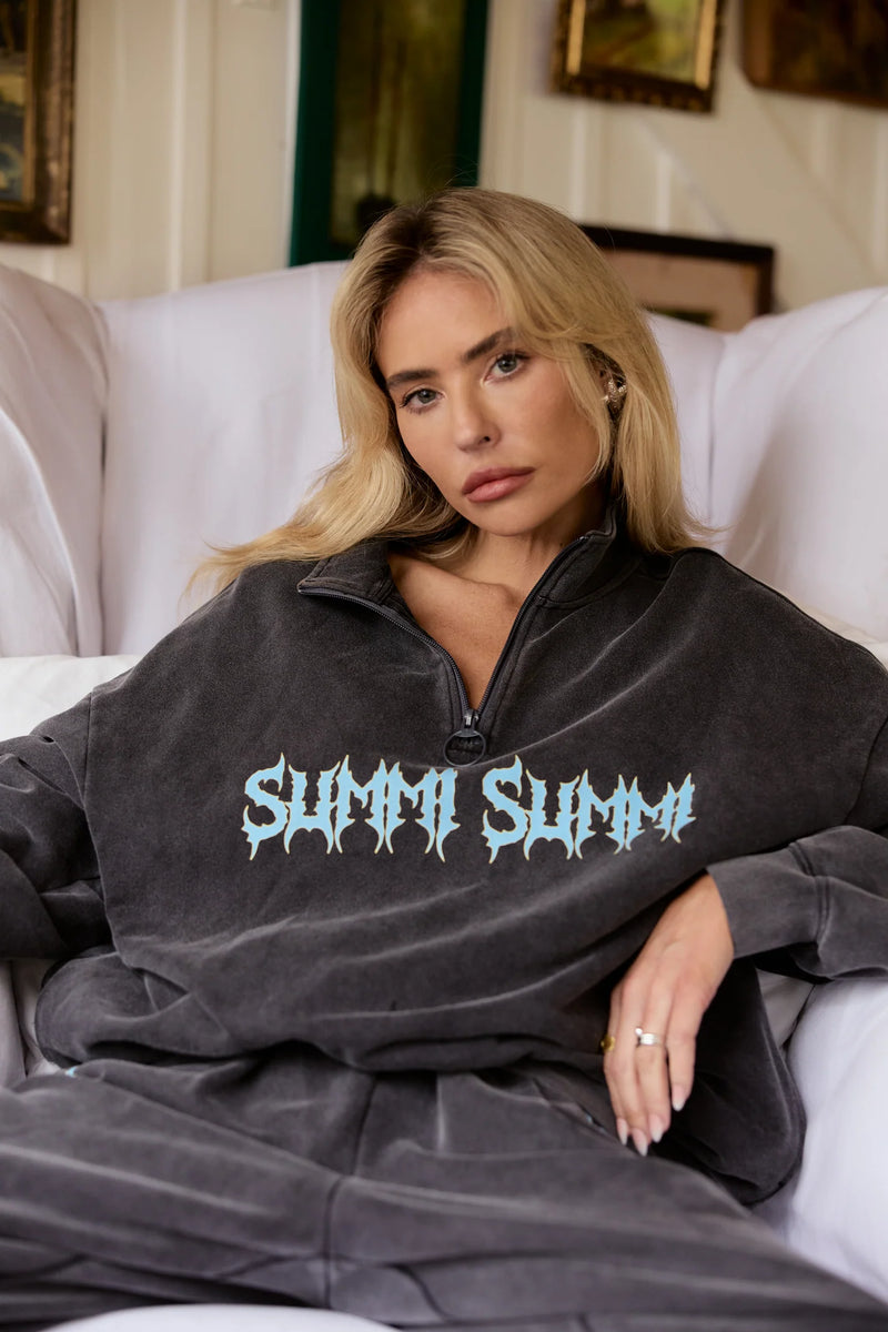 ZIP NECK JUMPER