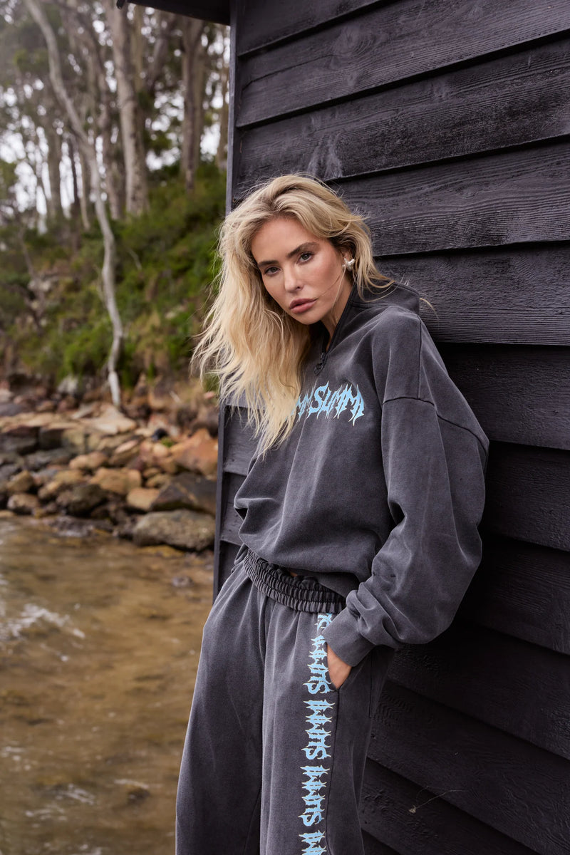 ZIP NECK JUMPER