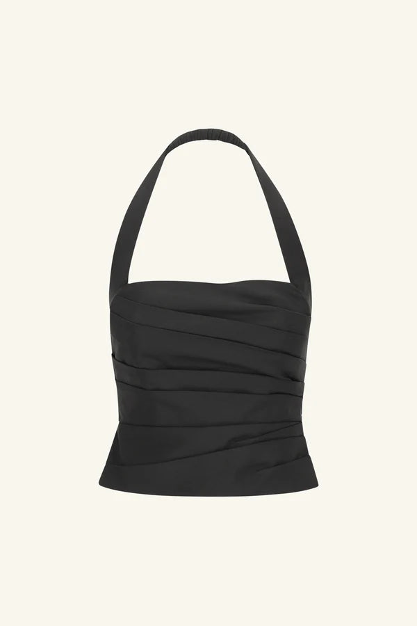 LANI DRAPED HALTER TOP