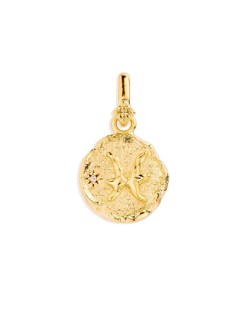 Cosmic Love Reversible Pendant - Pisces