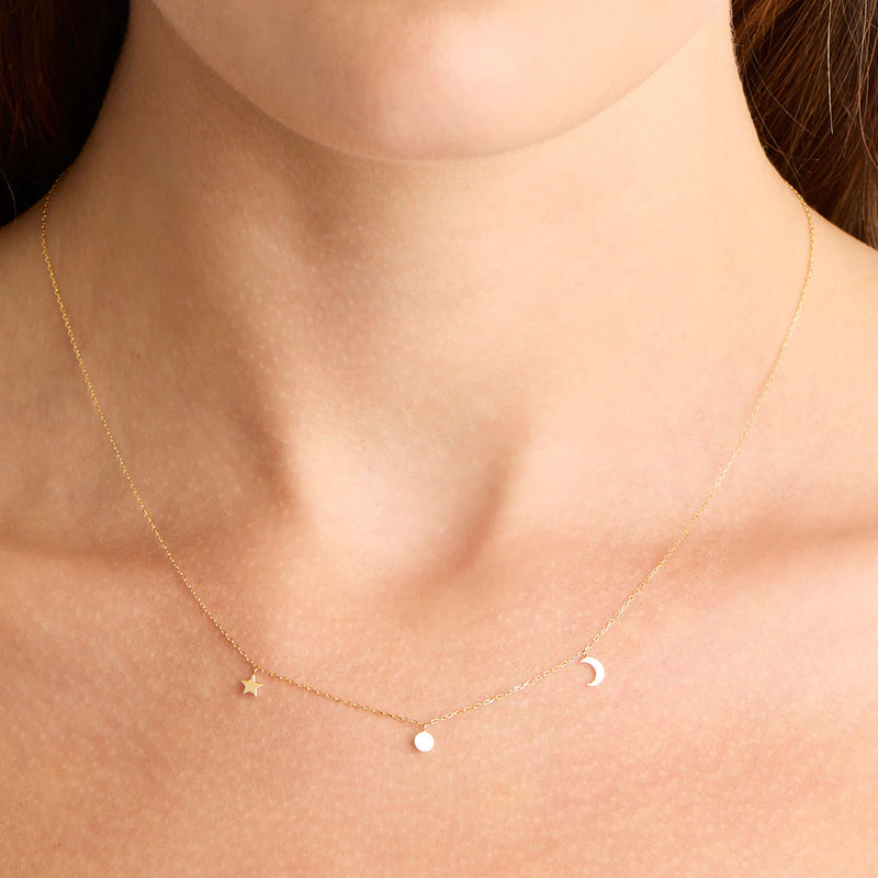 14k Gold Sky Necklace
