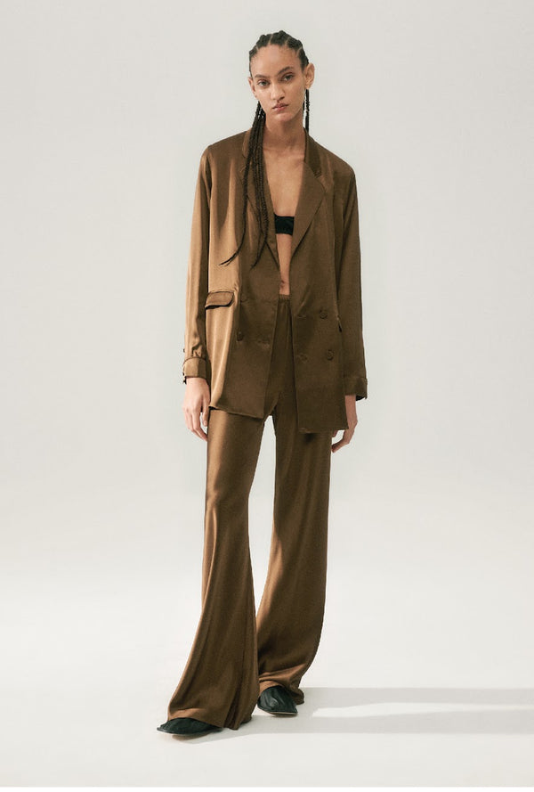 Relaxed Blazer Dark Earth