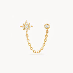 Dancing in Starlight Chain Earring