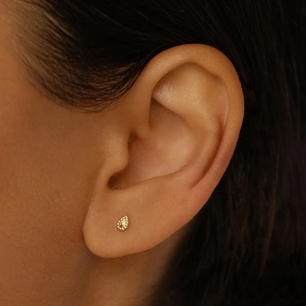 14k Gold Adored Stud Earring