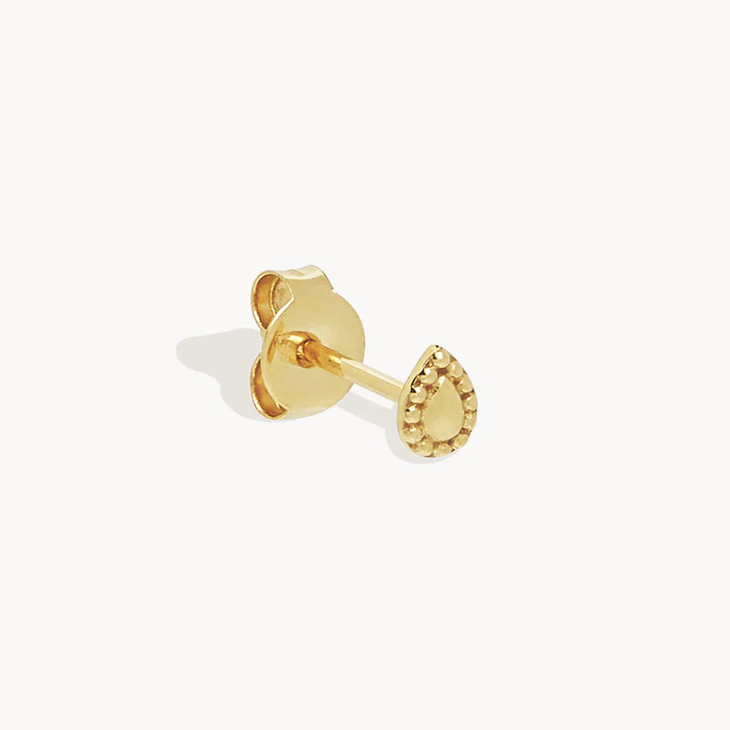 14k Gold Adored Stud Earring