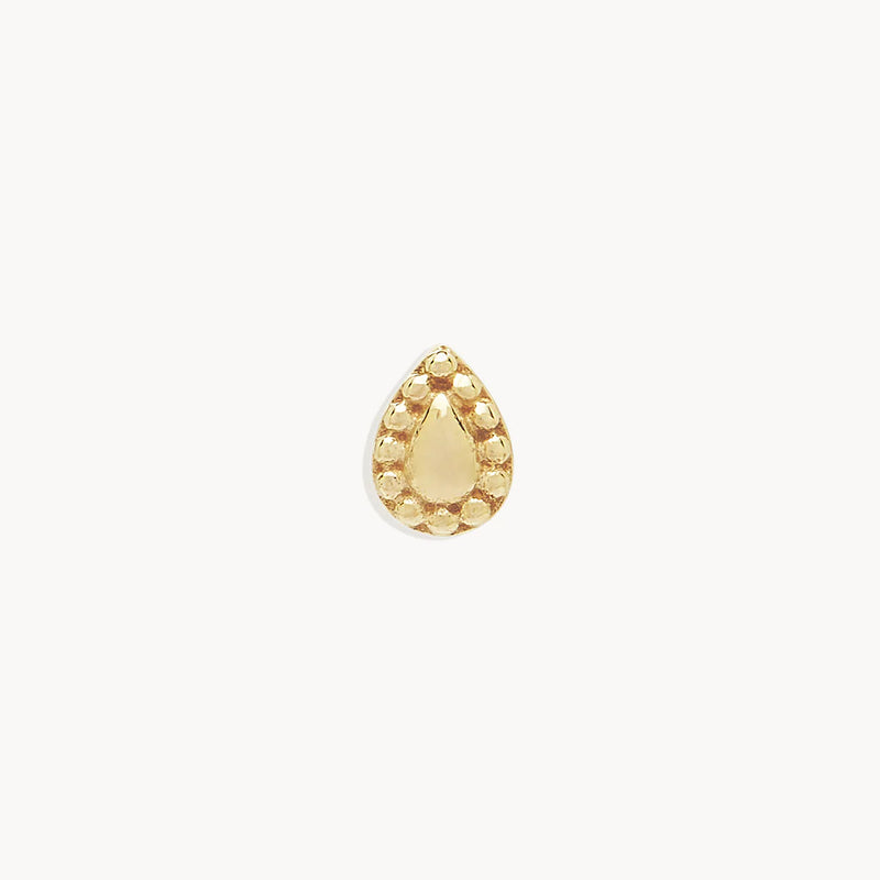 14k Gold Adored Stud Earring