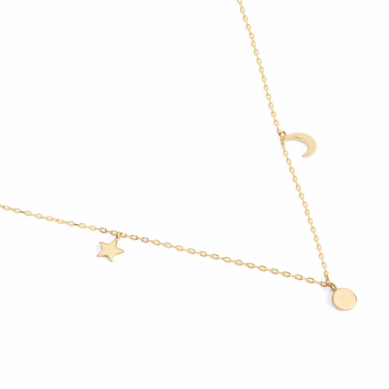 14k Gold Sky Necklace